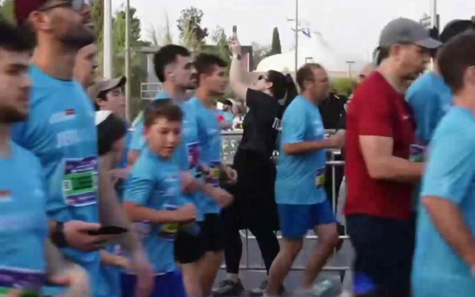 Jerusalem Marathon 2026, large-scale event design produced solo using AI-driven Adobe automation across hundreds of print and digital assets